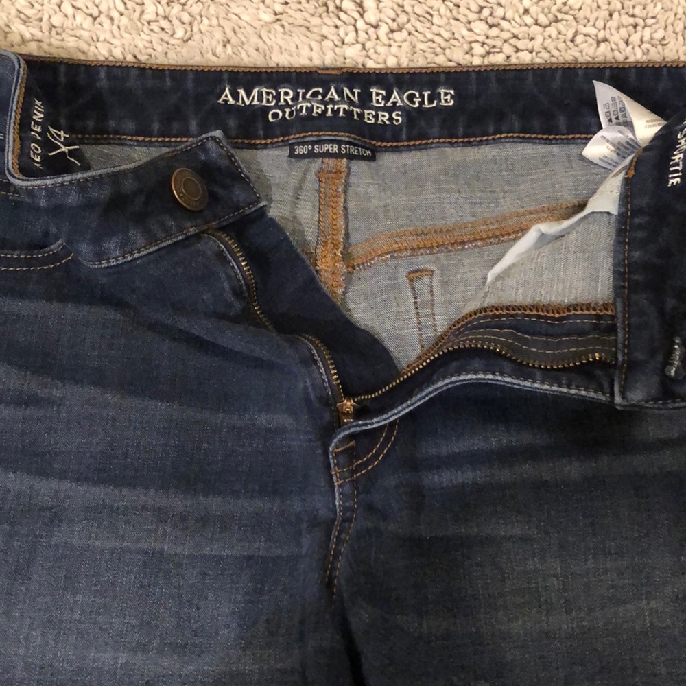 AEO Hi-Rise Shortie 360 Super Stretch Denim X - Picture 3 of 8